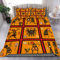 Kokopelli Dance - Native American Bedding Set