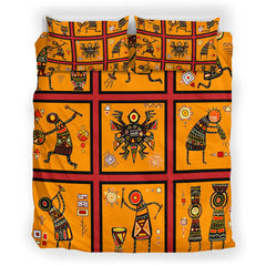 Kokopelli Dance - Native American Bedding Set