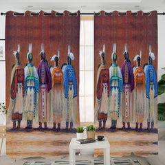 Tribe Native American  Curtains - Native American Curtain