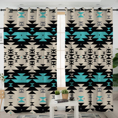 Tribes Pattern Living Room Curtains - Native American Curtain NZ#3