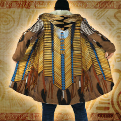 Buffalo Warrior - Native American Hooded Cloak