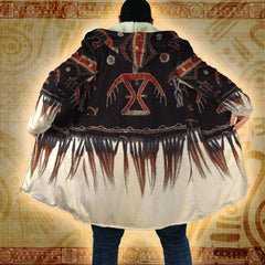 Ancient Tribe - Native American Hooded Cloak