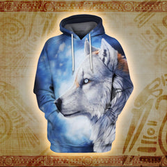 Lone Wolf 3D Printed Hoodie