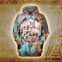 Wolves of the Spirit Realm 3D Printed Hoodie