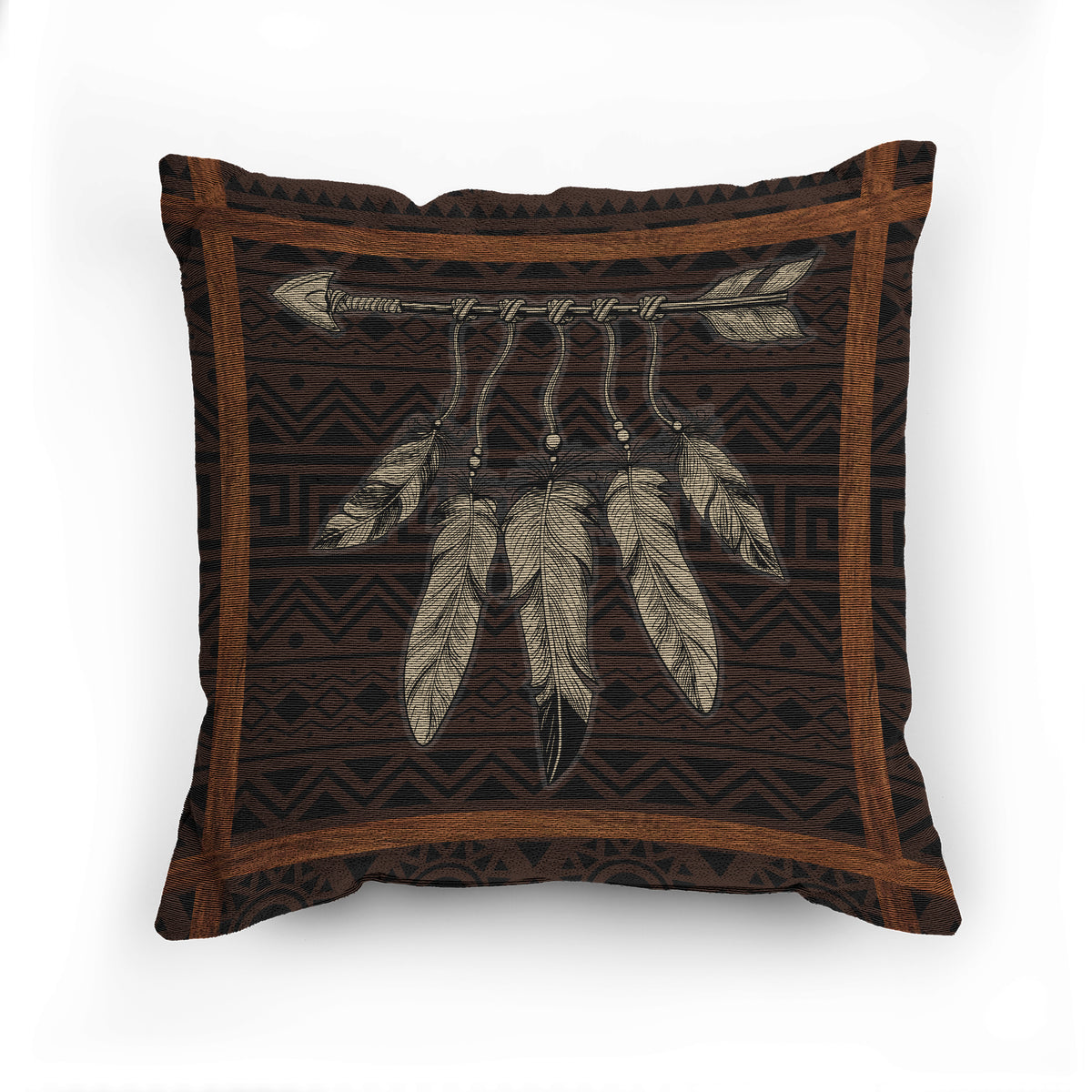 Arrow of Balance Woven Pillow - 17"x18" Cotton Blend