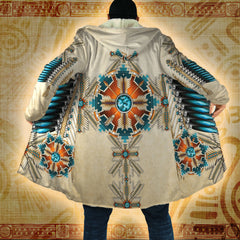 Sun Spirit Guardian - Native American Hooded Cloak