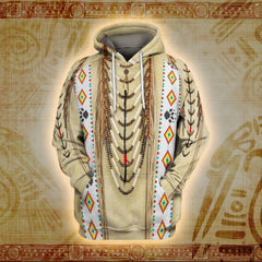 Tribal Beads Heritage 3D Printed Hoodie