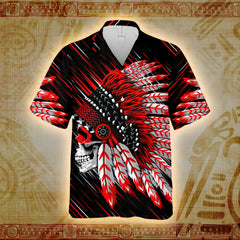 Skull Chief - Native American Hawaii Shirt