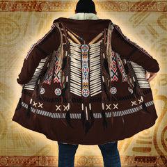 Warrior's Shield - Native American Hooded Cloak