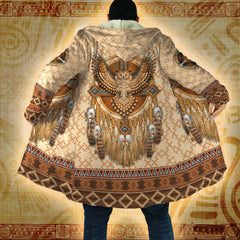 Desert Owl - Native American Hooded Cloak