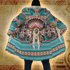 Buffalo Spirit - Native American Hooded Cloak