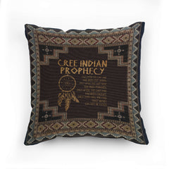 Sacred Reminder Woven Pillow - 17"x18" Cotton Blend