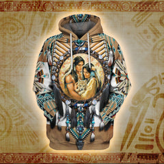 Tribal Family Bond 3D Printed Hoodie