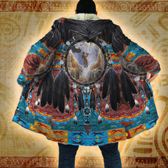 Sacred Vision - Native American Hooded Cloak