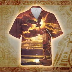 Eagle's Ascend - Native American Hawaii Shirt