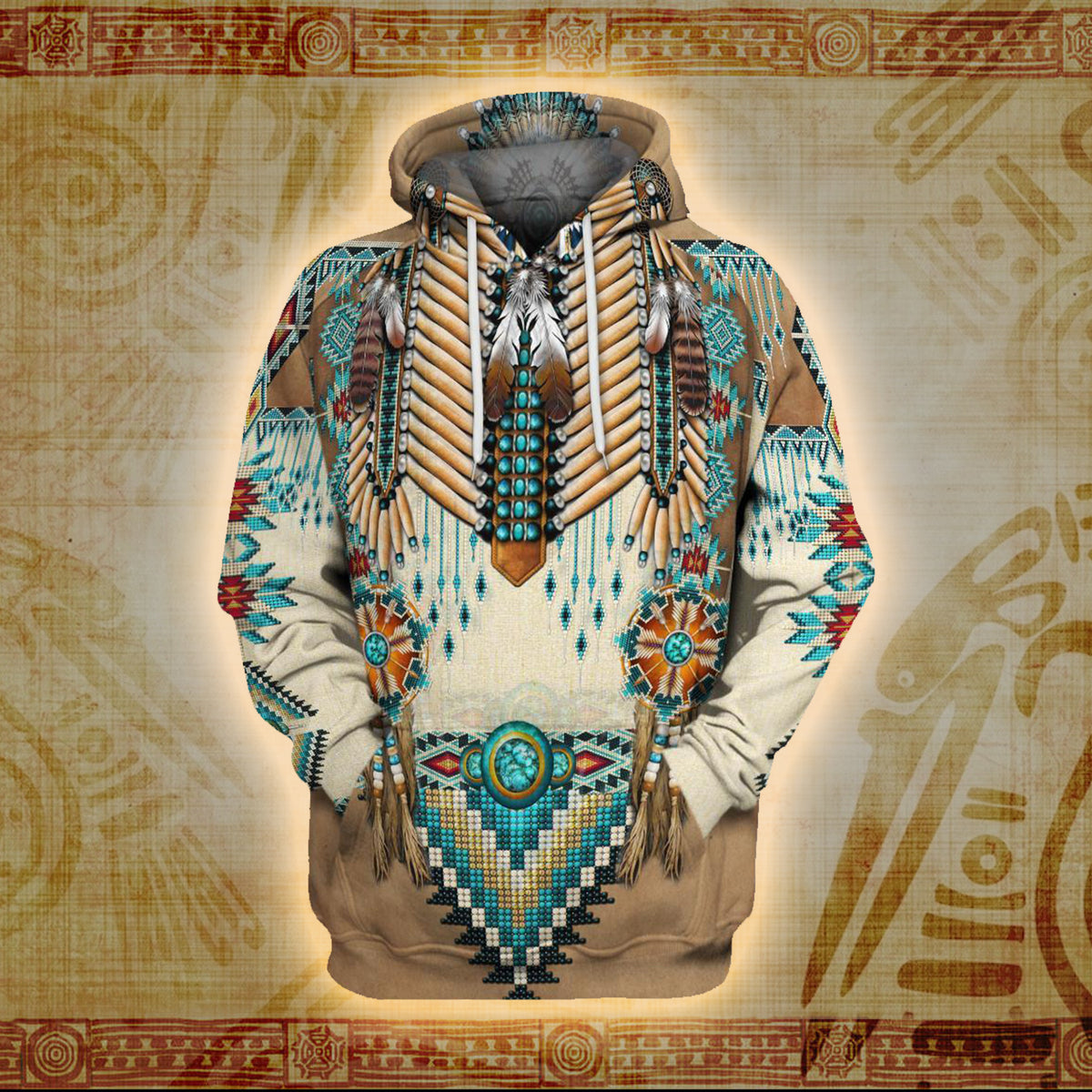 Sacred Earth 3D Printed Hoodie