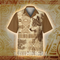 Lone Wolf - Native American Hawaii Shirt