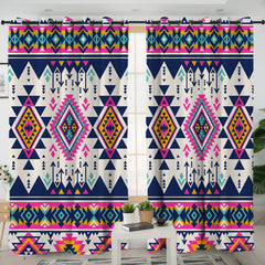 Tribes Pattern Living Room Curtains - Native American Curtain NZ#7