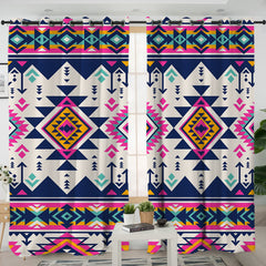 Tribes Pattern Living Room Curtains - Native American Curtain NZ#7