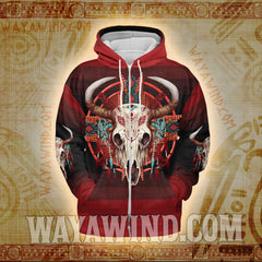 Red Plains Warrior 3D Printed Hoodie