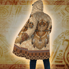 Desert Owl - Native American Hooded Cloak