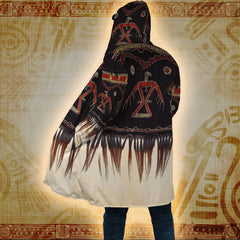 Ancient Tribe - Native American Hooded Cloak