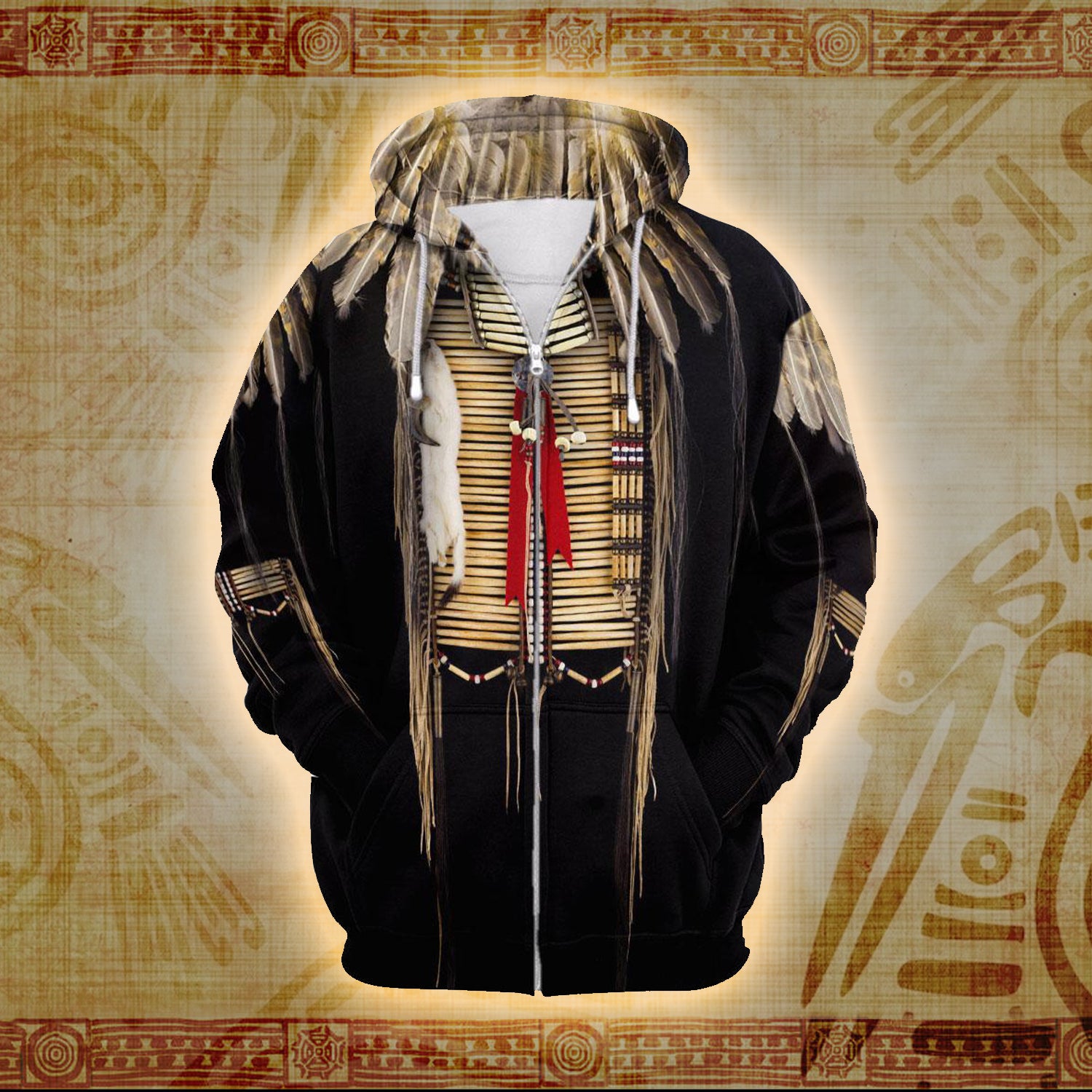 Warrior's Honor Regalia 3D Printed Hoodie