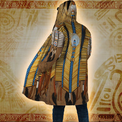 Buffalo Warrior - Native American Hooded Cloak