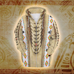 Tribal Beads Heritage 3D Printed Hoodie