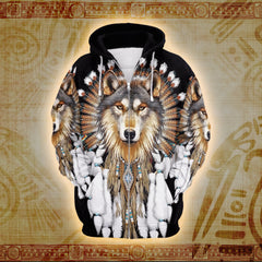 Wolf Chief Regalia 3D Printed Hoodie