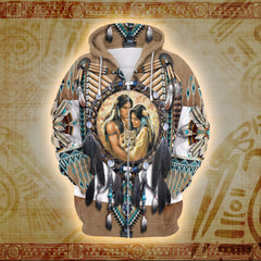 Tribal Family Bond 3D Printed Hoodie