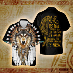 Wolf Chief - Native American Hawaii Shirt