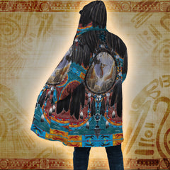 Sacred Vision - Native American Hooded Cloak