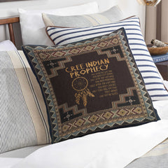 Sacred Reminder Woven Pillow - 17"x18" Cotton Blend