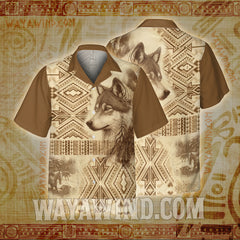 Lone Wolf - Native American Hawaii Shirt