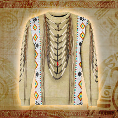 Tribal Beads Heritage 3D Printed Hoodie