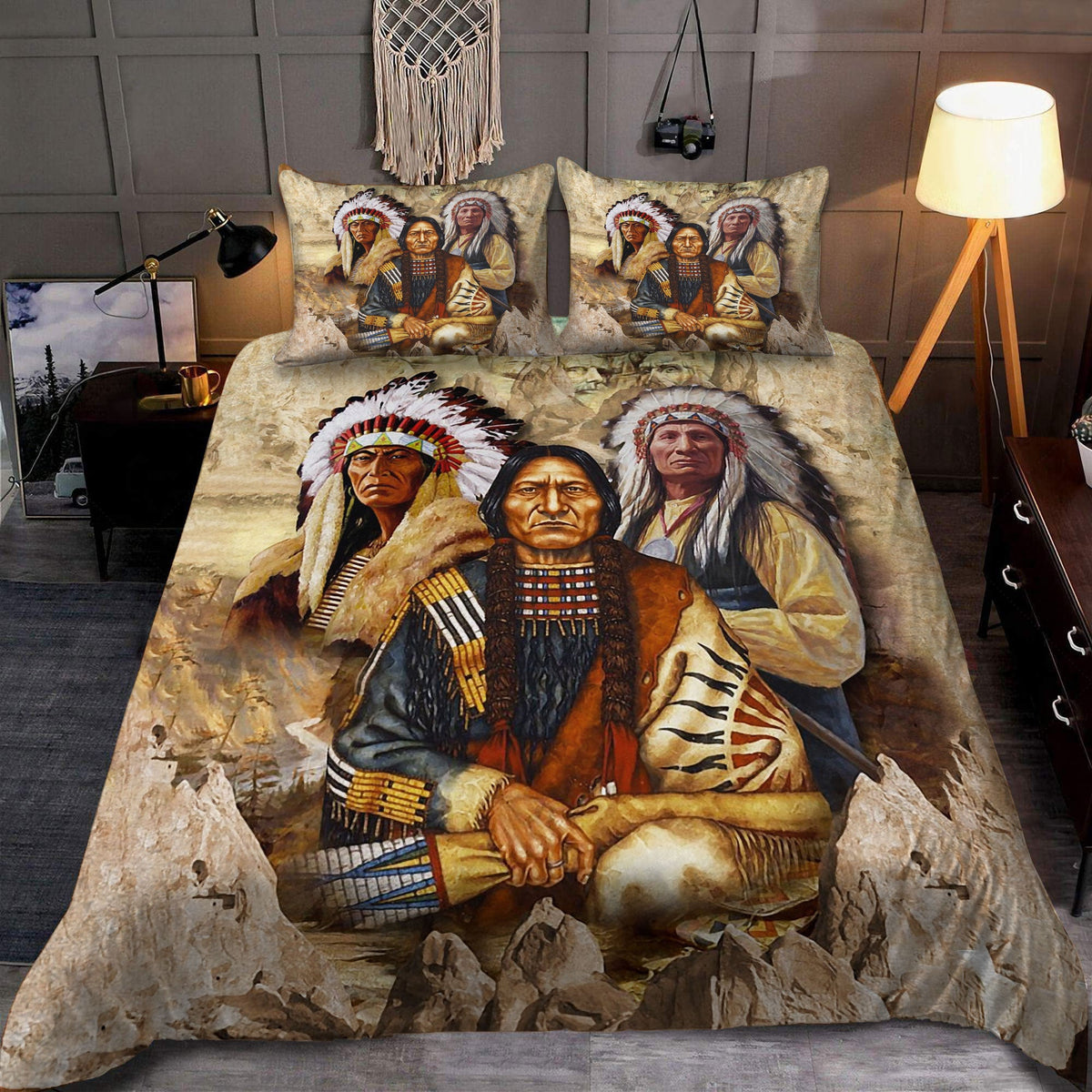 Warrior Spirit Legacy - Native American Bedding Set