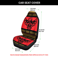 Red Eagle-Native American Car Seat Cover