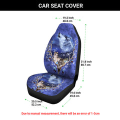 Dream Wolf-Native American Car Seat Cover