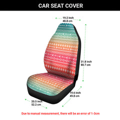 Vibrant Pattern-Native American Car Seat Cover