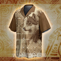 Lone Wolf - Native American Hawaii Shirt