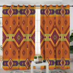 Tribes Pattern Living Room Curtains - Native American Curtain NZ#14