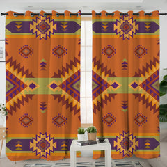 Tribes Pattern Living Room Curtains - Native American Curtain NZ#14