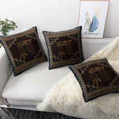 Sacred Reminder Woven Pillow - 17"x18" Cotton Blend