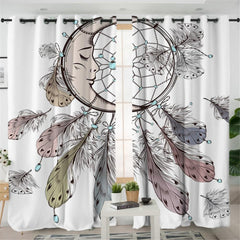 Dream Catcher Curtains - Native American Curtain DC#3