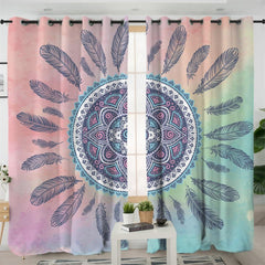 Dream Catcher Curtains - Native American Curtain DC#2