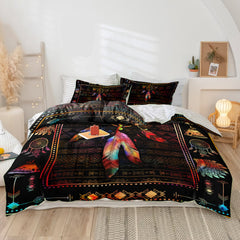 Dreamcatcher Serenity - Native American Bedding Set