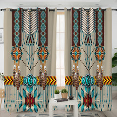 Native American Pattern Curtains - Native American Curtain