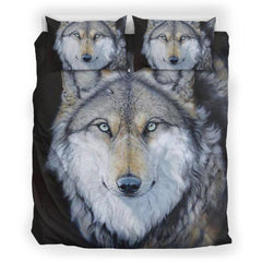 Lone Wolf - Native American Bedding Set