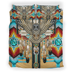 Owl Wisdom - Native American Bedding Set